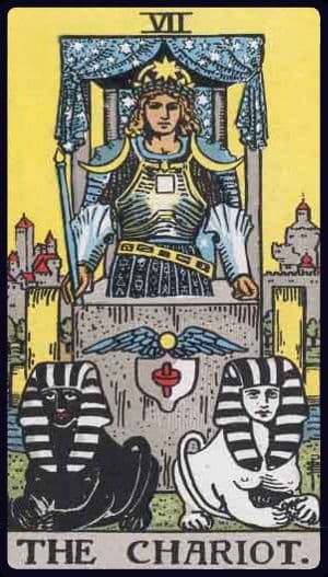 The Chariot tarot card