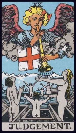 Judgement from a Rider–Waite–Smith tarot deck
