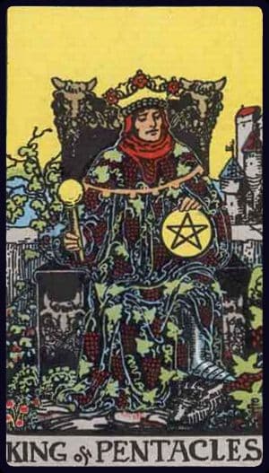 Carta de tarô: Rei de Ouros