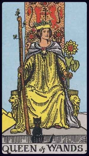 Carta de tarô: Rainha de Paus