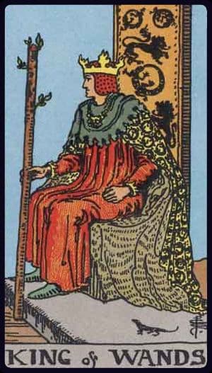 Carta de tarô: Rei de Paus
