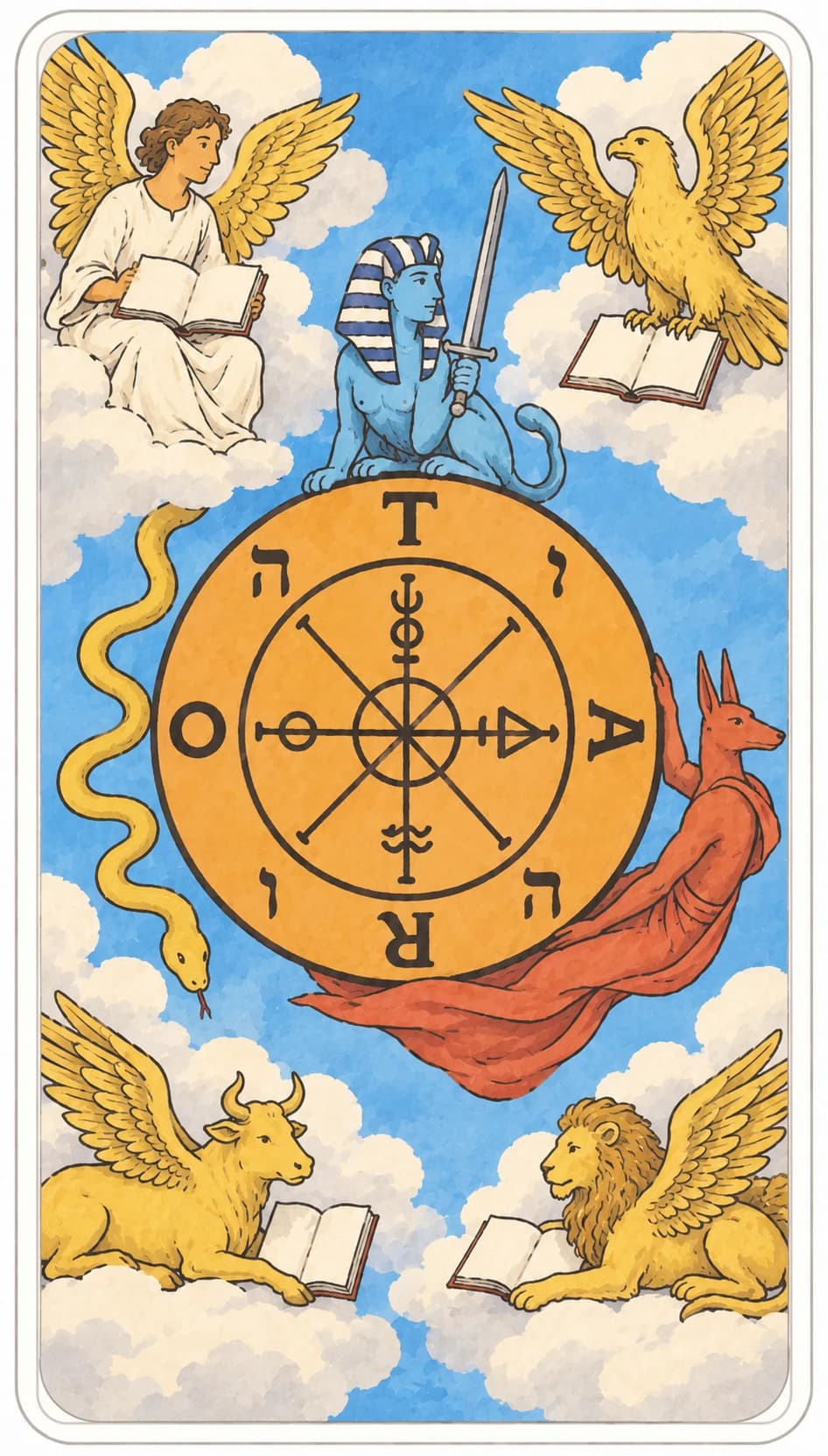 Carta de tarô: A Roda da Fortuna